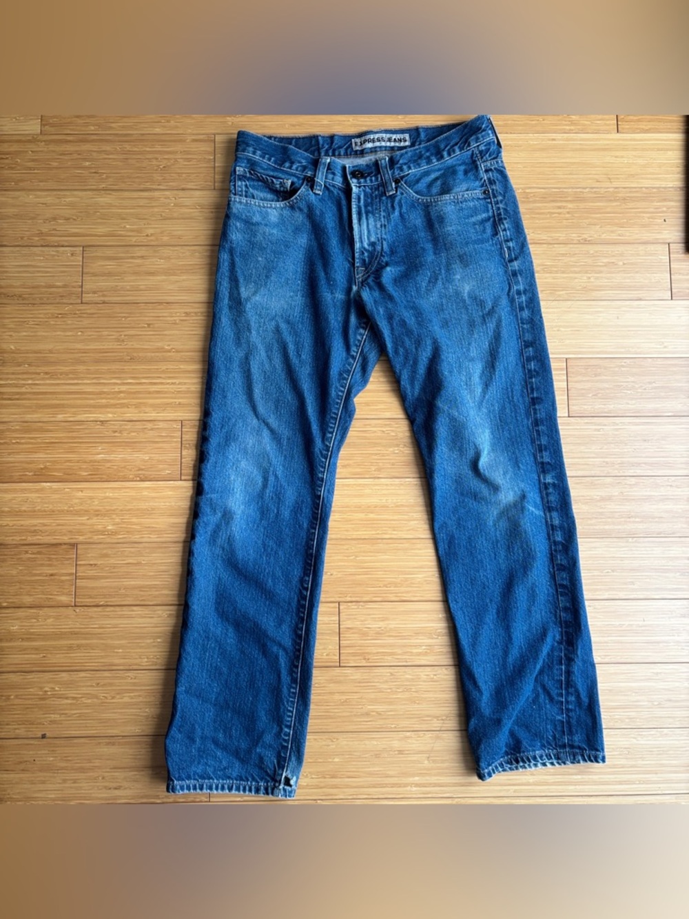 Y2K vintage express low rise straight leg jeans